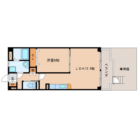 静岡駅 バス15分  中村町下下車：停歩4分 1階の物件間取画像